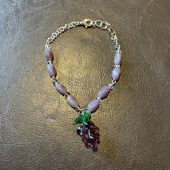 Hand made grape bracelet - Picture 2 of 3